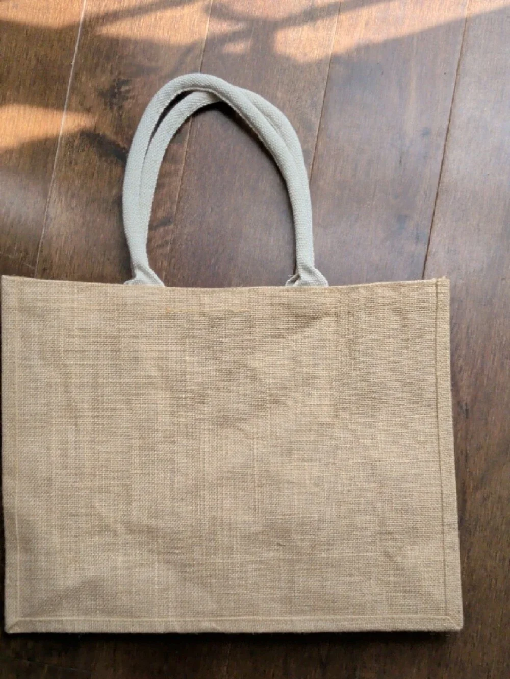 Fundamental Coast Neutral Canvas & Jute Tote Bag